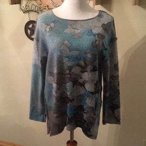 Beautiful Lily London watercolor tunic.